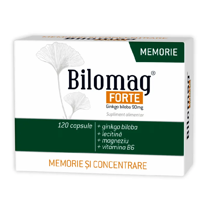 Bilomag forte memorie, 120 capsule, Zdrovit — preț și oferte