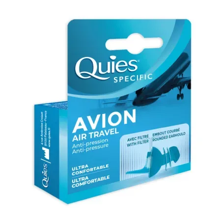Quies dopuri din silicon pentru protectie auditiva in avion air travel X 1 pereche — preț și oferte