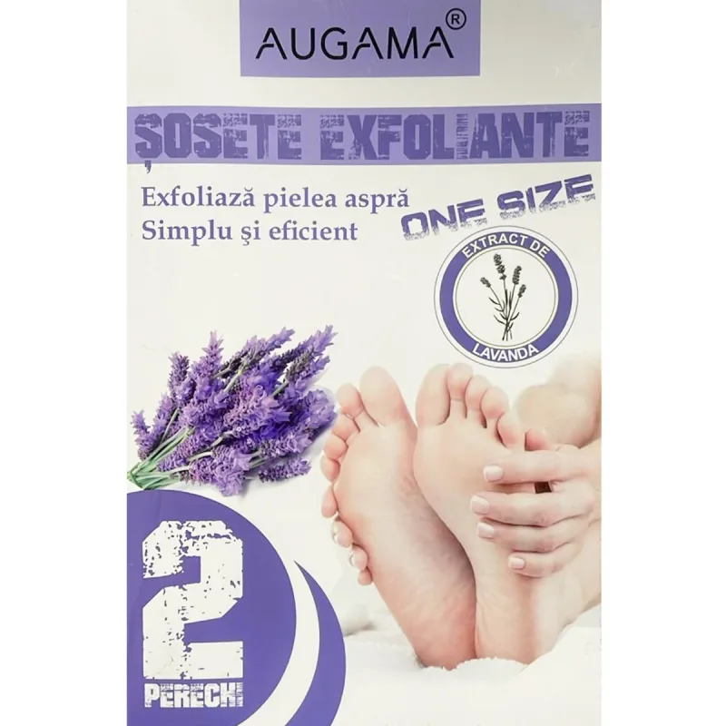 Augama sosete exfoliante cu lavanda pentru talpi, 2 perechi X 1 set Henan Kangdi — preț și oferte