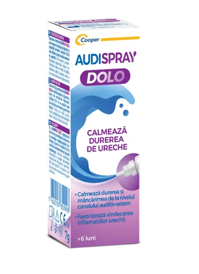 Audispray Dolo picaturi 6+ luni 7 g — preț și oferte