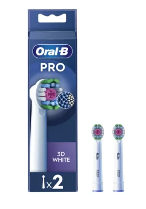 Oral B Rezerve periuta de dinti electrica 3D White 2 bucati
