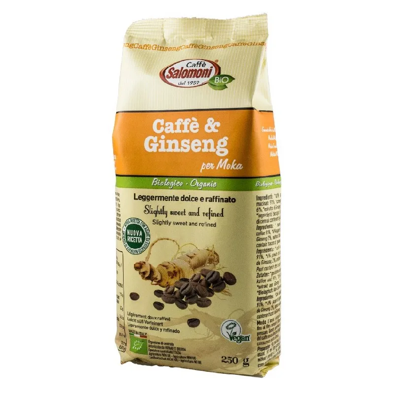 Cafea si ginseng bio, 250g, Salomoni Cafe PRONAT — preț și oferte