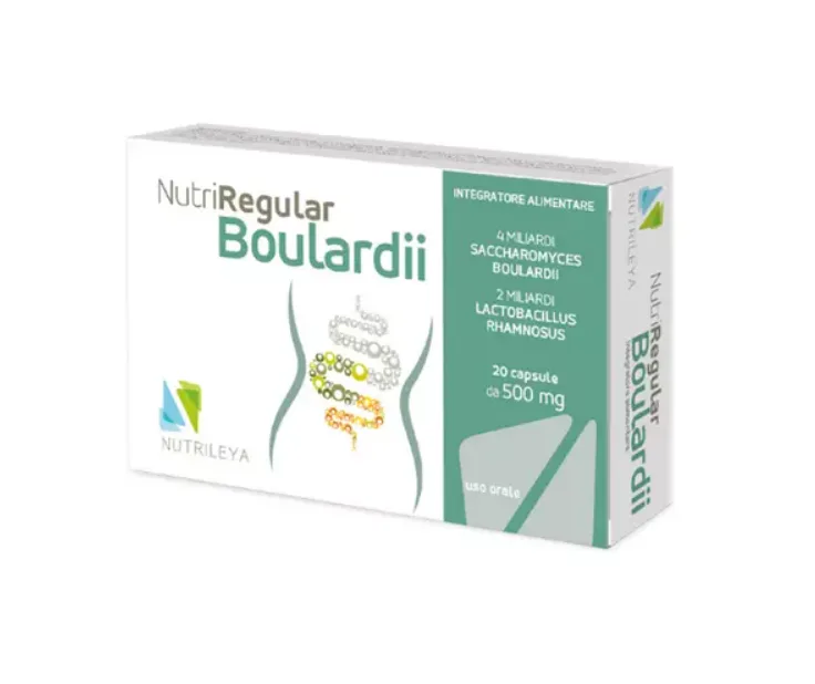 Nutriregular Boulardii 20 capsule NUTRILEYA — preț și oferte