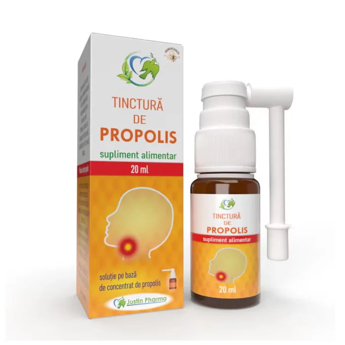 Tinctura de propolis, 20 ml, Justin Pharma — preț și oferte