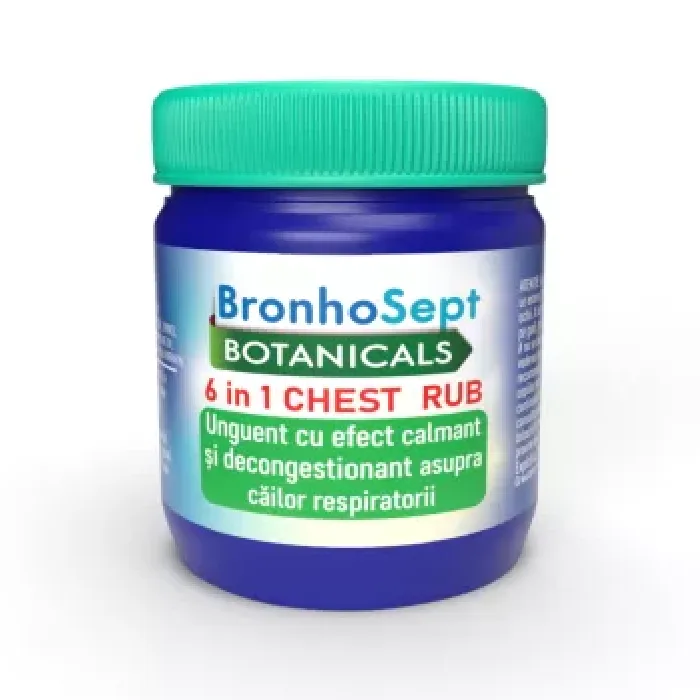 Balsam decongestionant BronhoSept Chest Rub, 57 g, Justin Pharma — preț și oferte