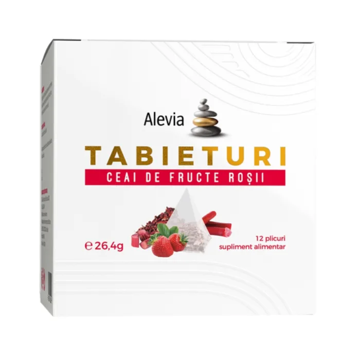 Ceai de fructe rosii Tabieturi, 12 plicuri, Alevia — preț și oferte