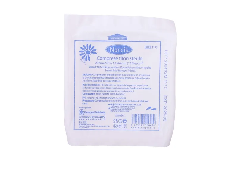 Comprese sterile 27 cm X 27cm 1 buc NARCIS — preț și oferte