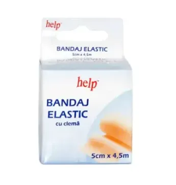 Bandaj elastic cu clema 5 cm x 4.5 m x 1 Help Roval Med — preț și oferte
