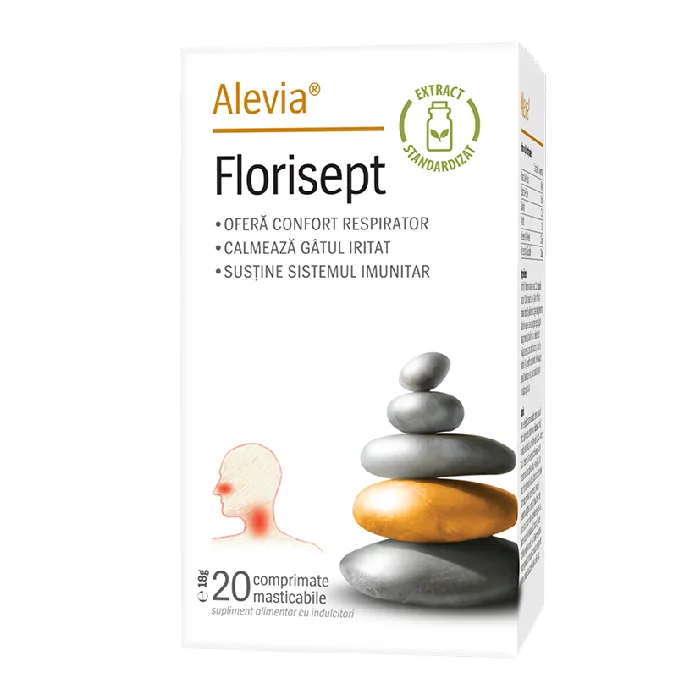 Florisept, 20 comprimate, Alevia — preț și oferte