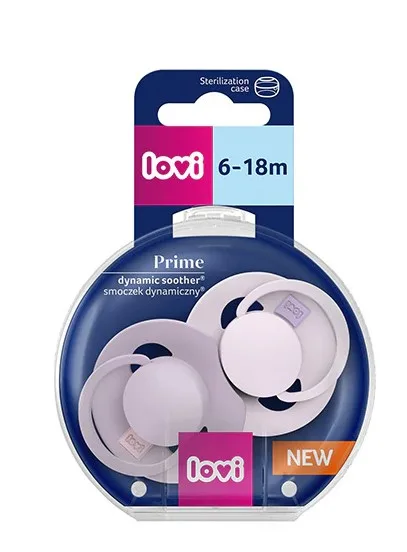Lovi 34/422 suzeta silicon dynamic prime liliac violet 6-18 luni — preț și oferte