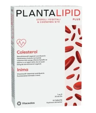 Plantalipid Plus 30 tablete Vitaceutics Vitaceutis — preț și oferte
