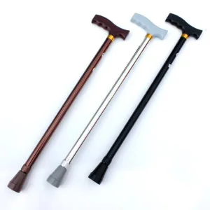 Baston reglabil aluminiu vital negru X 1 buc Vital Logistic