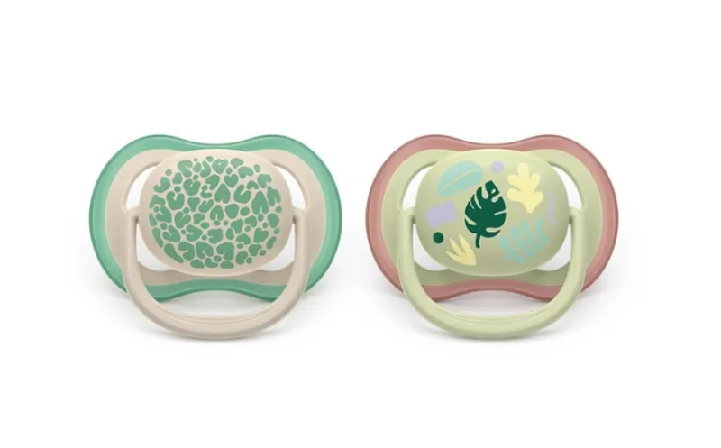 Avent SCF087/17 Suzete Ultra Happy Air Pacifier 6 -18 luni  color of nature 2 bucati PHILIPS AVENT — preț și oferte