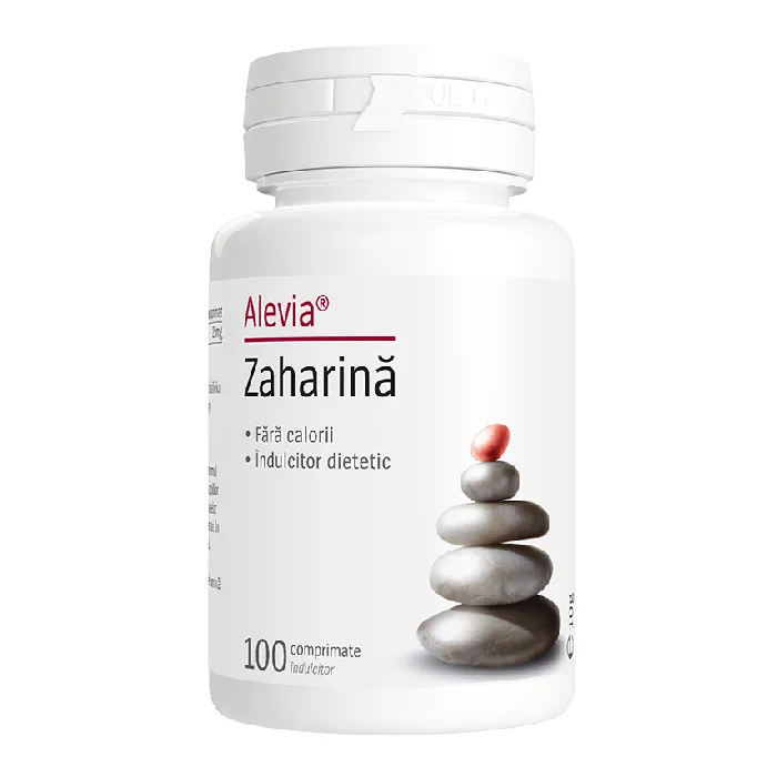 Zaharina, 100 comprimate, Alevia — preț și oferte