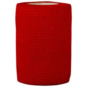 Asepta bandaj elastic autoadeziv 7.5cmX 450 cm rosu Copoly  X 1 rola