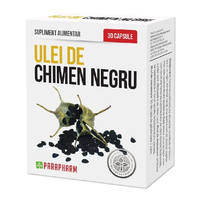 Ulei de Chimen Negru, 30 capsule, Parapharm — preț și oferte