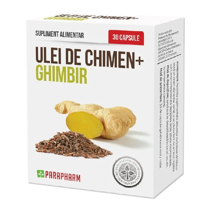 Ulei de Chimen si Ghimbir, 30 capsule, ParaPharm — preț și oferte