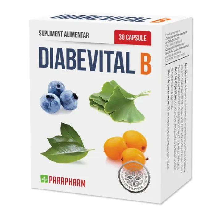 Diabevital B, 30 capsule, Parapharm — preț și oferte