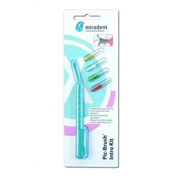 Mirandent pic brush intro kit, albastru, set periute interdentare HAGER & WERKEN — preț și oferte