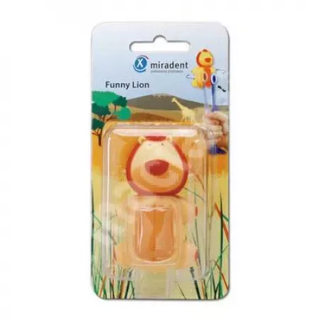 Mirandent suport periuta dinti cu ventuza Funny Lion HAGER & WERKEN — preț și oferte