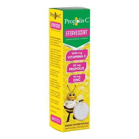 Propolis C efervescent 20 compr. eff. Fiterman — preț și oferte