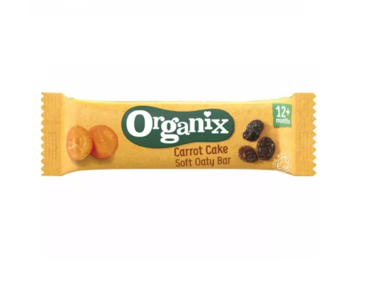 Organix Baton bio din ovaz integral cu morcov si mere 12+ luni 23 g — preț și oferte