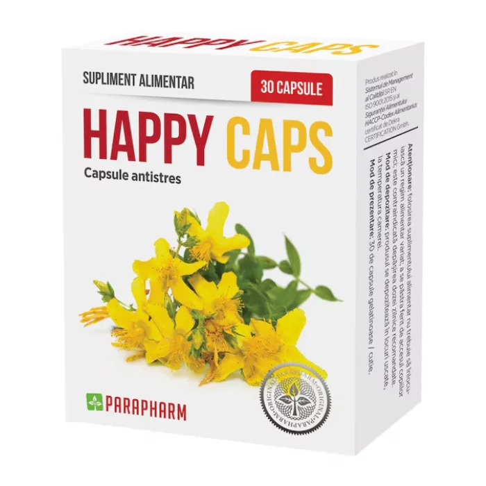 Happy Caps, 30 capsule, Parapharm — preț și oferte