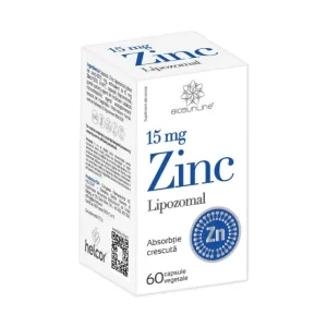 Zinc lipozomal 15mg  60 caps. Ac. Helcor