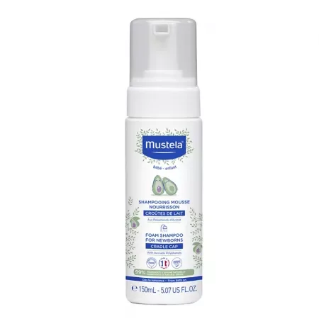 Mustela Bebe sampon spuma elimina scuamele de lapte   150ml  Lab.Expans . — preț și oferte