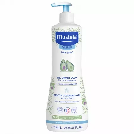 Mustela Bebe gel de curatare par si corp  750ml  Lab.Expans — preț și oferte