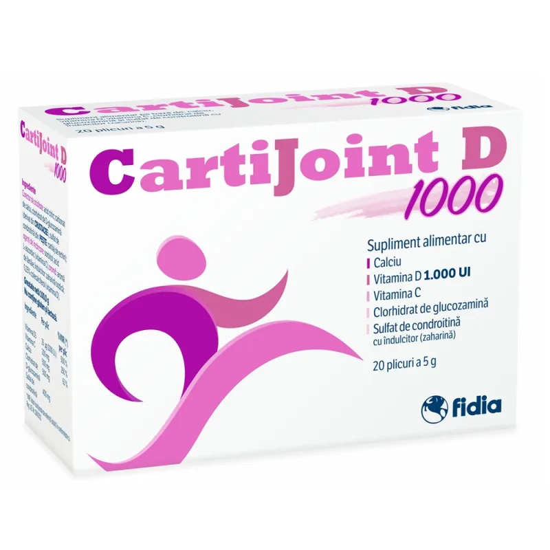 Cartijonit D1000 5g 20 plicuri FIDIA FARMACEUTICI — preț și oferte