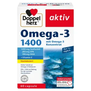 Doppelherz omega 3 1400mg 60 caps.  Queisser Pharma