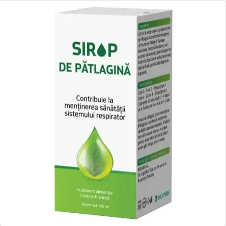 Sirop de patlagina 100ml Biofarm — preț și oferte