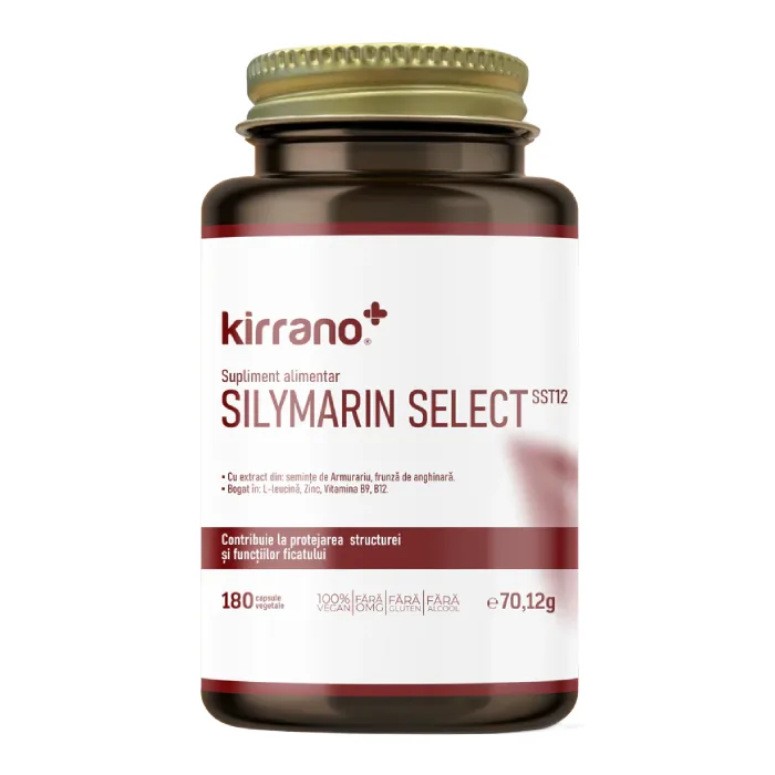 Silymarin Select SST12, 180 capsule, Kirrano — preț și oferte