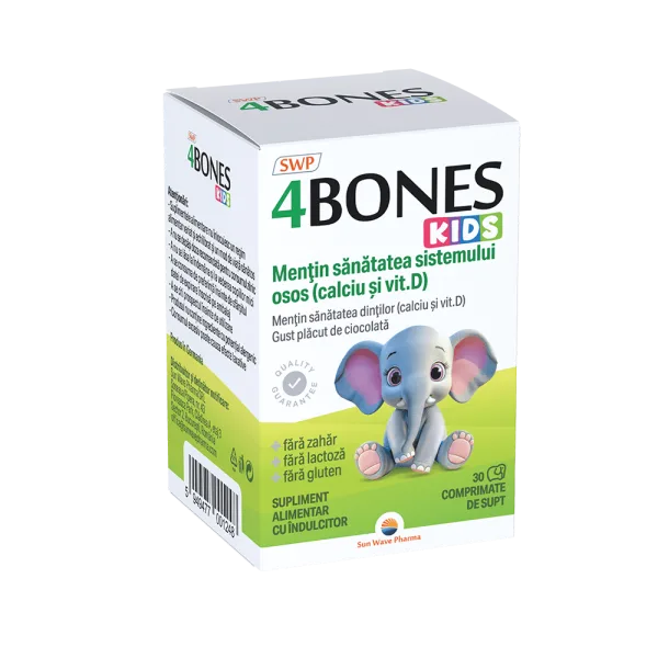 4 Bones kids 30 compr. supt Sun Wave Pharma — preț și oferte