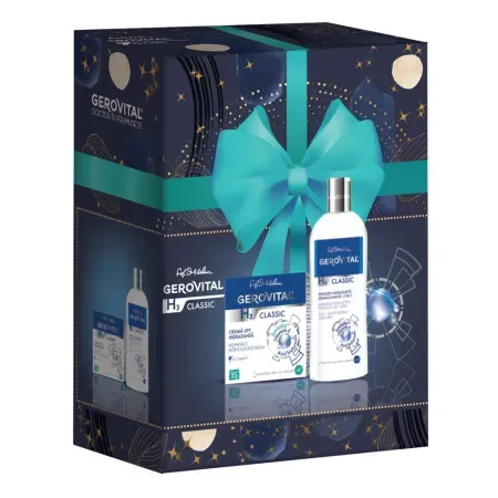 Gerovital H3 Classic  caseta 44400 (Emulsie demachianta 200ML + Crema lift hidratanta 50ml) 1 pach. Farmec — preț și oferte