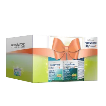 Gerovital H3 HyaluronC caseta 44600 (Crema antirid zi 50ml + Crema antirid noapte 50ml) 1 pach. Farmec — preț și oferte