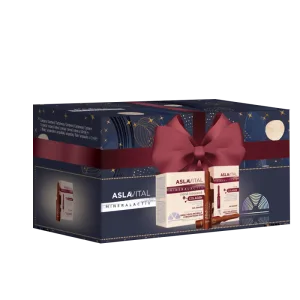 Aslavital caseta 44750 (Crema hidratanta fermitate colagen 50ml + Fiole filler extra fermitate 2ml X2 )  1 pach. Farmec