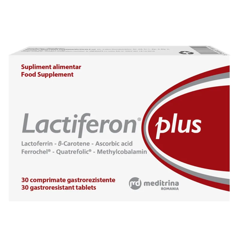 Lactiferon plus 30 compr. Meditrina — preț și oferte