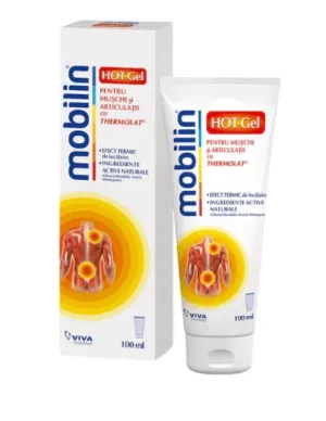 Mobilin hot gel pentru muschi si articulatii x 100ml tub Vitalia Pharma