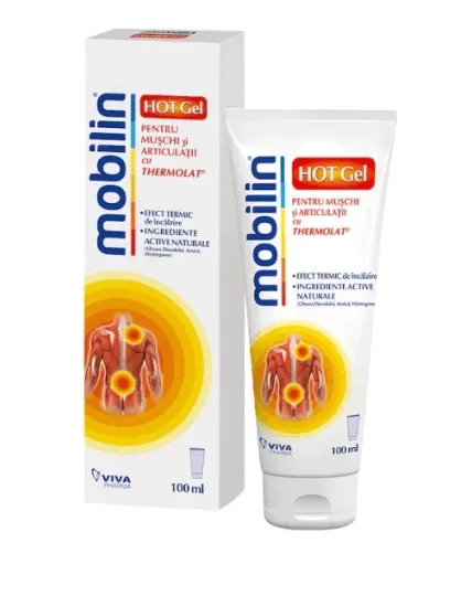 Mobilin hot gel pentru muschi si articulatii x 100ml tub Vitalia Pharma — preț și oferte