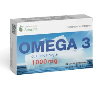 Omega 3 1000mg  30 capsule Laboratoarele Remedia — preț și oferte