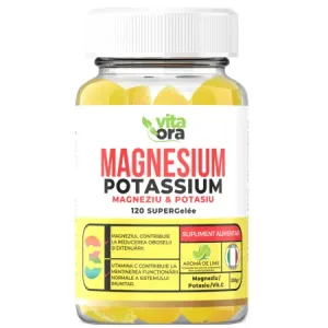 Magnesium potasium complex super gelee aroma lime120 jeleuri Vita Ora