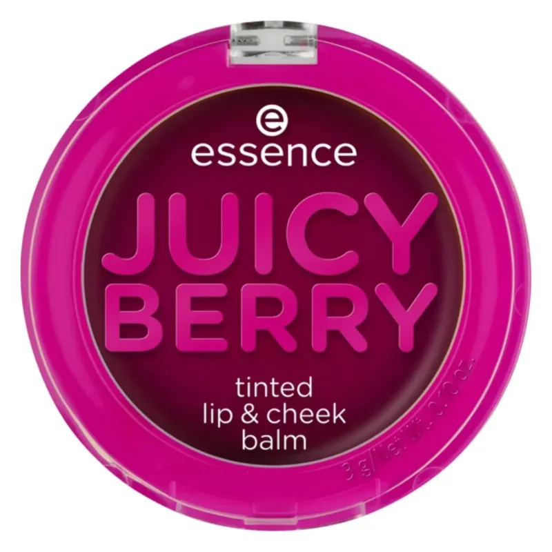 Balsam pentru buze si obraji Juicy Berry Tinted Violet, 3g, Essence — preț și oferte