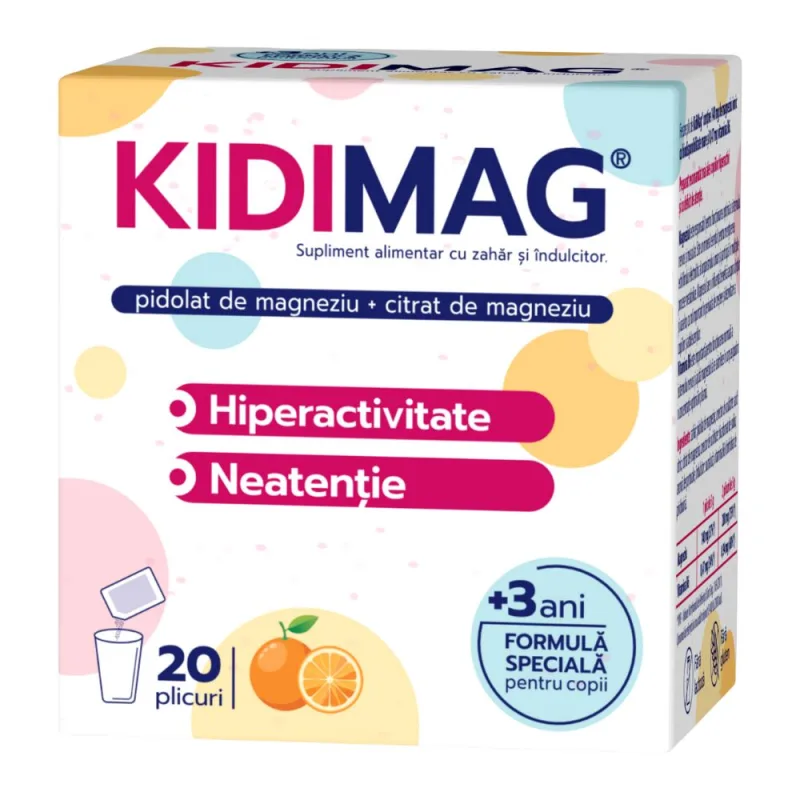Zdrovit Kidimag +3 Ani 20 plicuri — preț și oferte
