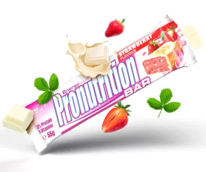 Baton proteic energizant aroma capsuni 55g