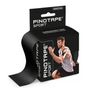 Pinotape Sport Kinesio Tape Negru 5cm X 5m