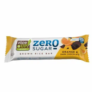 Rice up zero sugar orange & dark choc X 18g buc