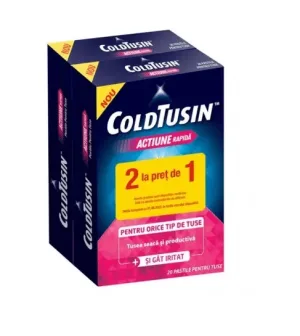 ColdTusin pastile pentru tuse 2 la pret de 1