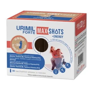 Urimil Forte Max Shots +Energy 30 fiole la pret de 20 fiole
